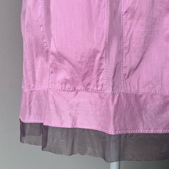 LOFT Gorgeous Cotton Babydoll Dress and Matching Necklace Set -  Size 4 - Picture 10 of 12